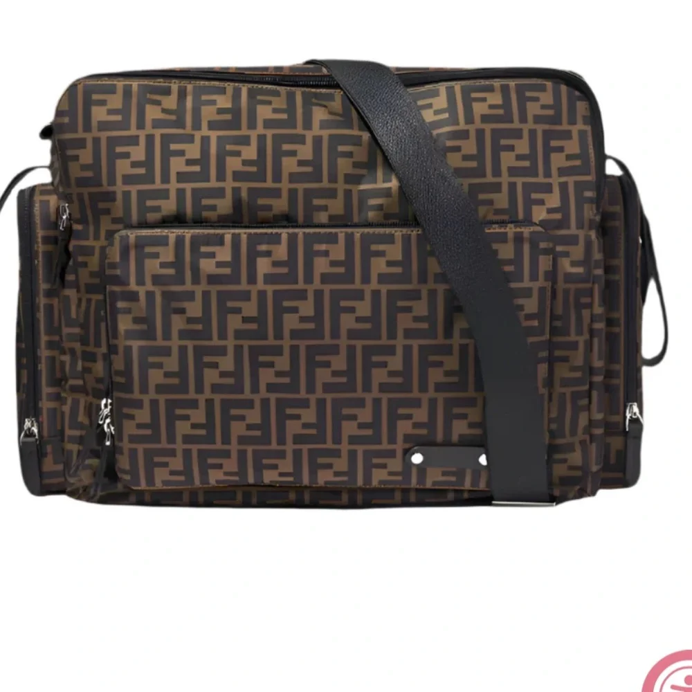 Multipurpose Fendi Black and Brown Monogram Baby/toddler bag. Diaper bag